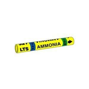 AMMONIA LTS VAP LOW   IIAR Snap Tite Pipe Markers   IIAR ST OD 1 1/2 