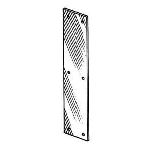  Push Plate   Stainless Steel 3 X 12