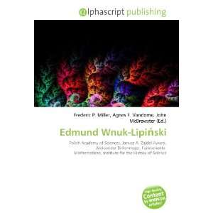  Edmund Wnuk Lipiski (9786134086875) Books