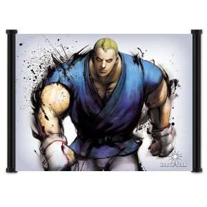  Street Fighter IV 4 Game Abel Fabric Wall Scroll Poster 