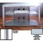 Audio Visual Stand with 3 Tempered Glass Shelves   hold