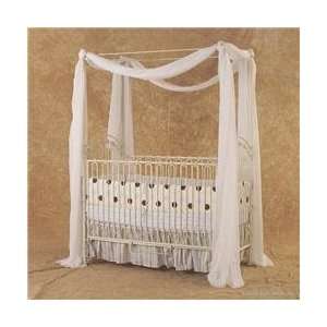  Bratt Decor Venetian Iron Crib Color Antique White Baby