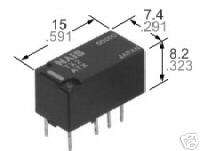 NAIS PCB Relay. Coil 24V DC. Contact 2A. DPDT  