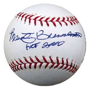  Marty Brenneman Autographed/Signed HOF 2000 Baseball 