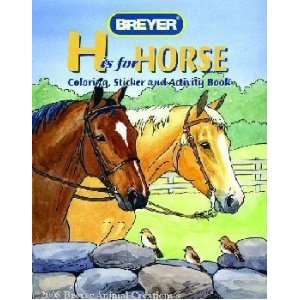  Breyer H is for Horse Coloring Sticker & Activity Book 