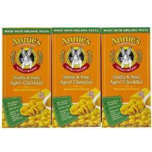 Annies Homegrown Shells & Real Aged Wisconsin Cheddar   3 pk.  