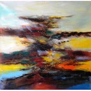   Art Hand Painted With Oil Abstract Style 48 x 48