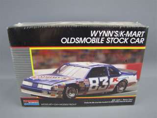 Sealed WYNNs/K MART Olds Stock Car 83 Model Kit 1/24  