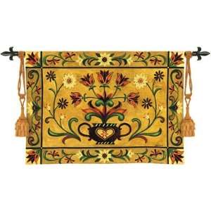   Heritage Floral by Jennifer Brinley   Wall Tapestry