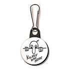 KILROY WAS HERE ZIPPER PULL +FREE 1 BUTTON   WWII