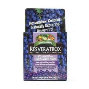 Windmill Garden Greens Resveratrox Red Grape Skin Antioxidant Caplets 