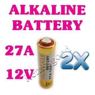 2x ALKALINE 27A 12V MN27 V27GA L828 A27 G27A Battery  