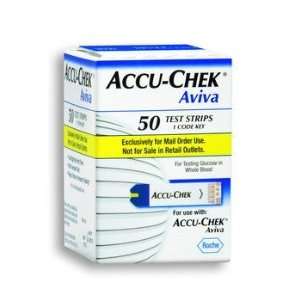  ACCU CHEK® Aviva Test Strips Box of 50 Health & Personal 