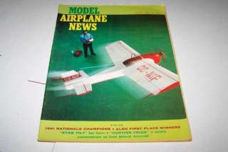 OCT 1961 MODEL AIRPLANE NEWS aviation model magazine  