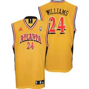  Marvin Williams Youth Jersey adidas Gold Replica #24 