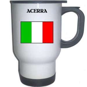  Italy (Italia)   ACERRA White Stainless Steel Mug 