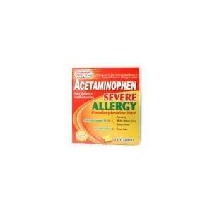 Acetaminophen Severe Allergy Caplets   24 Ea Health 