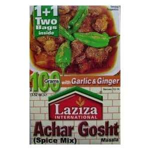 LAZIZA ACHAR GHOSHT 3.52oz (100g) 1 pk (Halal)  Grocery 