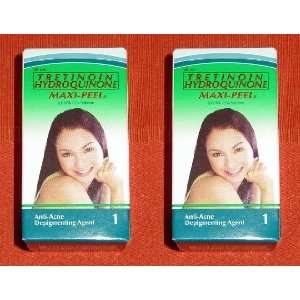  2 Maxi Peel Anti Acne Depigmenting Agent #1 Hydroquinone 