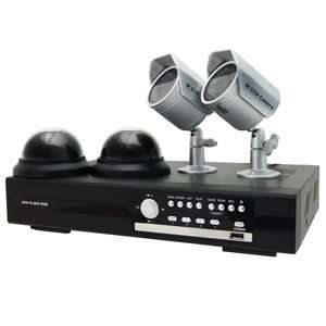  4 Camera Scout Complete Security Package with 2 Indoor 