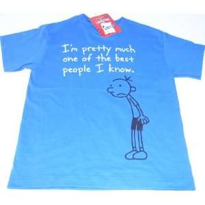  Blue Diary of A Wimpy Kid Greg T Shirt Youth XL 12 14 