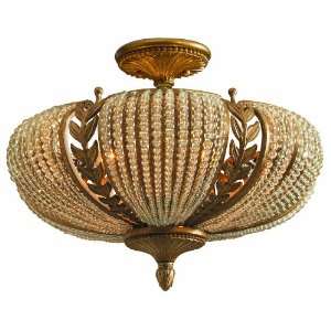  Crystorama Lighting Group 6737 SG Silverado Gold Celeste 