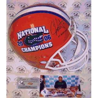 Chris Leak   Full Size Riddell Football Helmet w/06 BCS MVP   Florida 