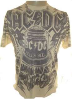    AC/DC Slim Fit T Shirt   Hells Bells All Over Print Clothing