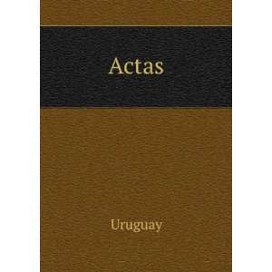 Actas Uruguay Books