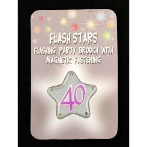  Alandra Flashing Star Party Badge   40 Toys & Games