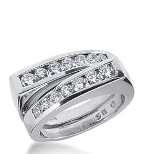   16 Round Brilliant Diamonds 0.92 ctw. 387WR157718K   Size 7.5 Jewelry