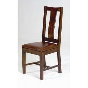  Saddler Dining Chair with Wood Back Furniture & Decor