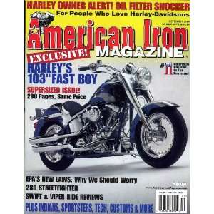   Magazine  September 2004 (Harleys 103 Fast Boy) Buzz Kanter Books