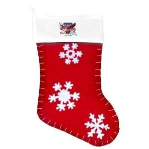   Christmas Stocking Red Forever American Free Spirit Eagle And US Flag