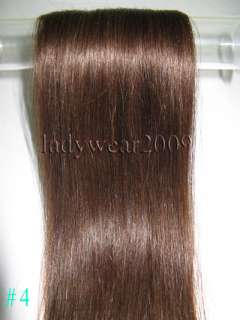 Lowest price 22 10pcs Clip In Real Human Hair Extensions Multiple 8 