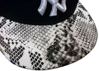 New York Yankees snake skin SNAPBACK Jay Z Kanye West Otis Video New 