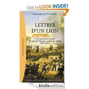 Lettres dun lion Correspondance inédite du général Mouton avec 