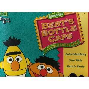  Sesame Street   Berts Bottle Caps   Color Matching Fun 