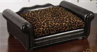 Old World Medieval Tuscan Style Decor LEOPARD Medium Dog Pet Bed New 