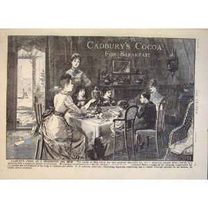  CadburyS Cadburys Cocoa Advert Advertisement 1886