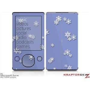 Zune 80/120GB Skin Kit   Snowflakes plus Free Screen Protector by 