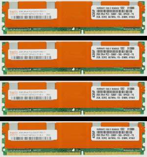 8GB (4X2GB) FOR HP WORKSTATION XW6400 XW6600 XW8400 XW8600  