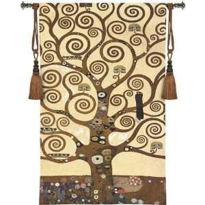 Pure Country Weavers Klimt Tree Of Life Woven Wall Tapestry [Kitchen]