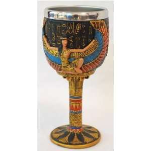  AzureGreen Egyptian Isis Goblet