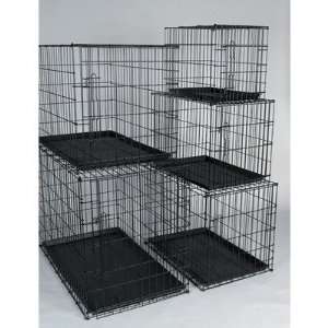 General Cage 40 Valu Line Wire Dog Crate in Black Size Small (21W x 