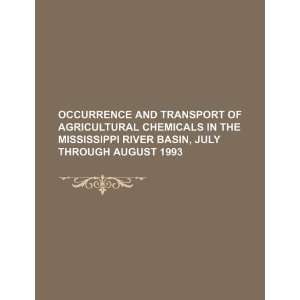   chemicals in the Mississippi River basin, July through August 1993