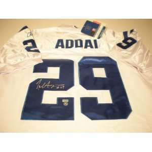 Joseph Addai Autographed Indianapolis Colts Authentic White Reebok 