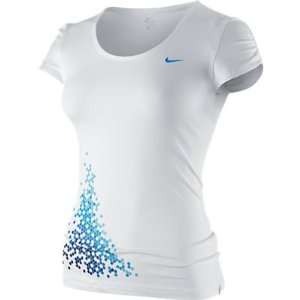  NIKE SET POINT GRAPHIC KNIT TOP (WOMENS) Sports 