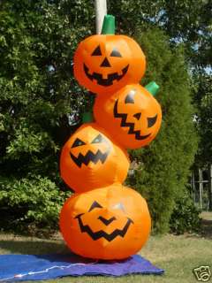 NEW HUGE 12 Tall Pumpkin Halloween Airblown Inflatable  