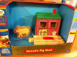 Thomas the Tank Engine Train Wooden Toy McColls Pig Shed LC99388 RARE 